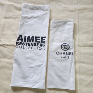 Chanel Paris/Aimee Kestenberg White/Black  Dust Bag Pre-Owned
